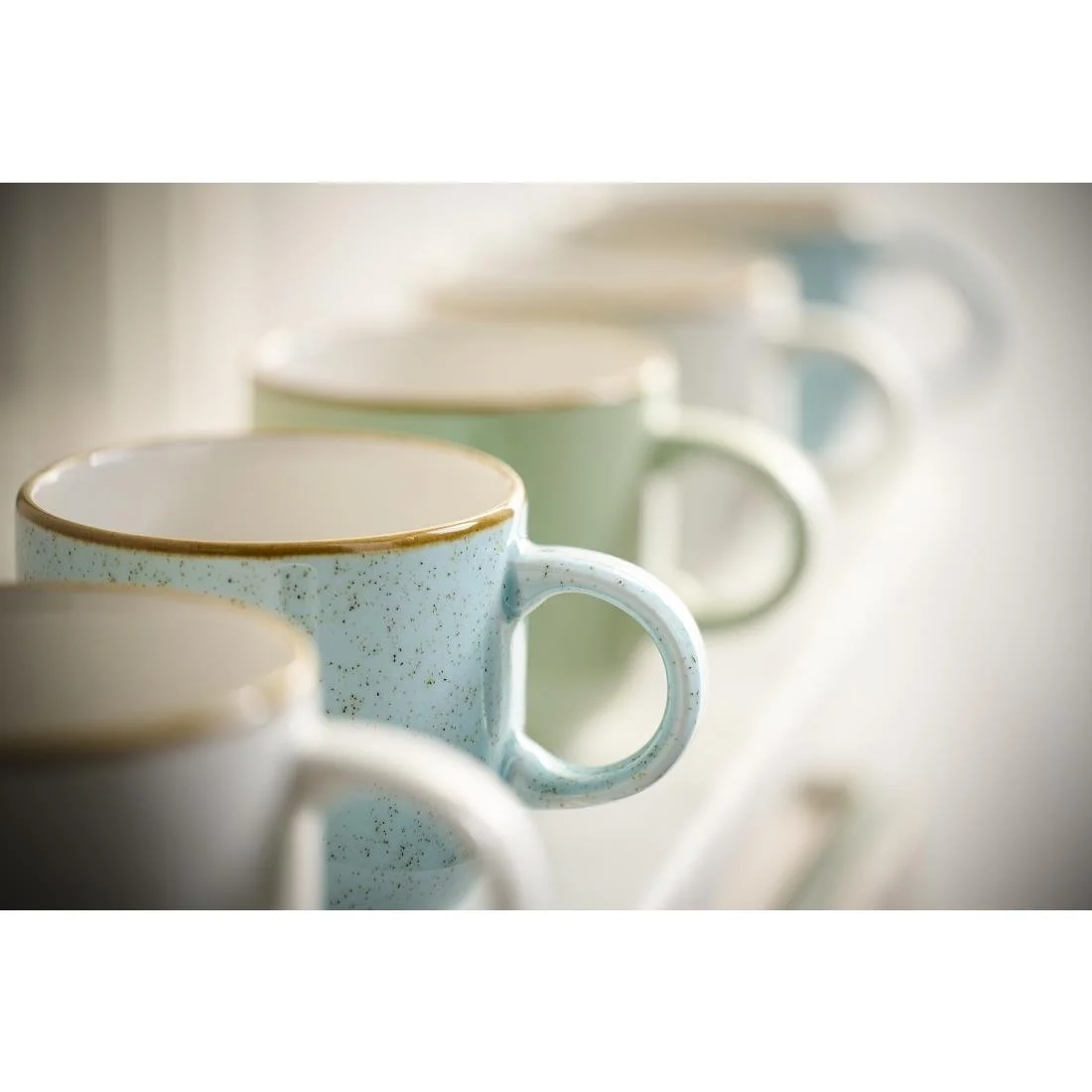 Churchill Stonecast Bubble Mugs Barley White 440ml (6 Pack) - Image 4