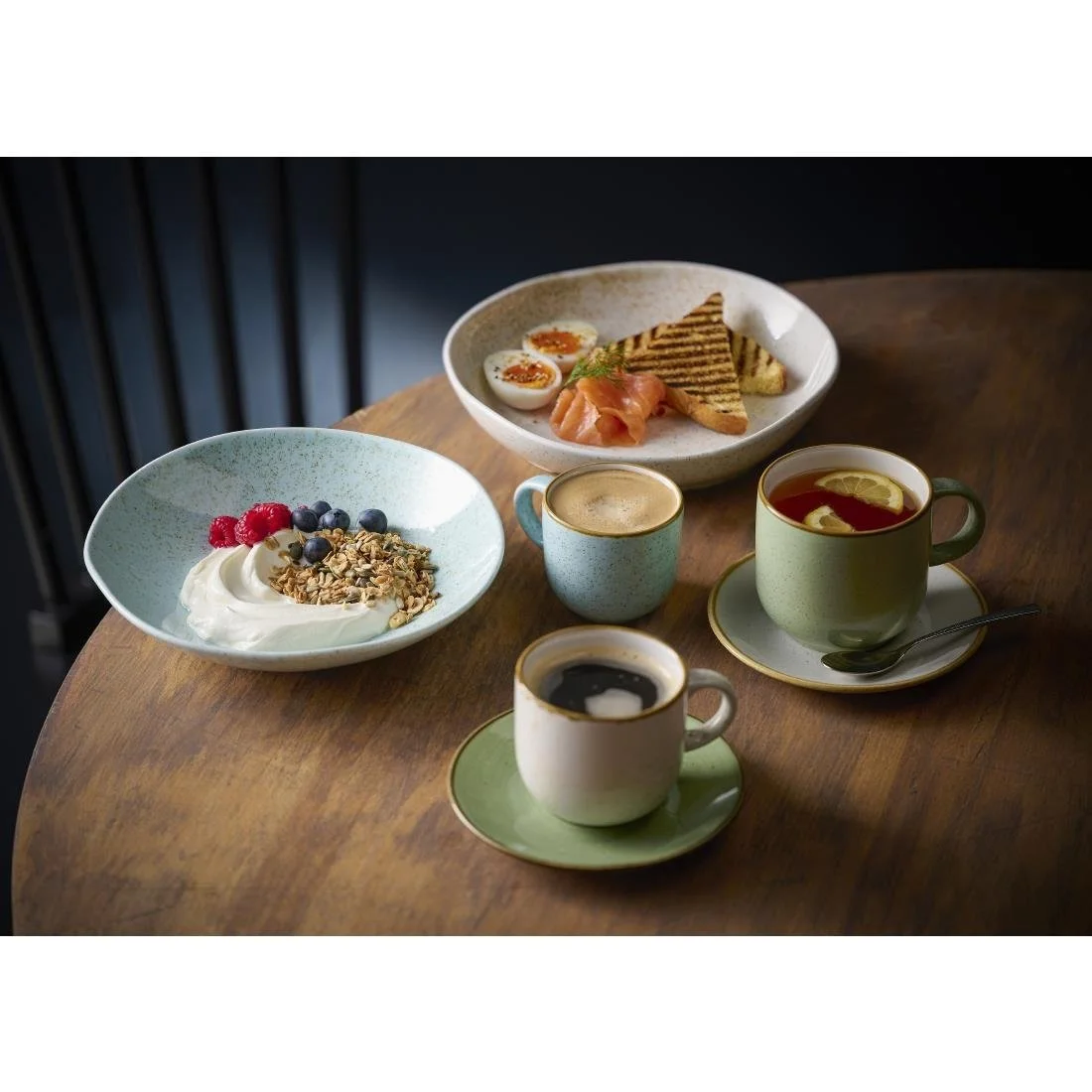 Churchill Stonecast Natural Organic Deep Bowls Barley White 250mm (6 Pack) - Image 3