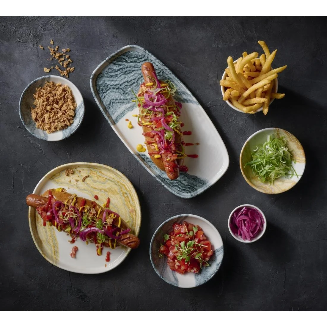 Churchill Tide Shallow Bowls Gold 116mm (12 Pack) - Image 2