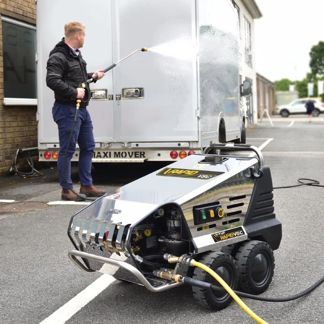 V-TUF Hot Water Industrial Mobile Pressure Washer Rapid VSC - Image 5