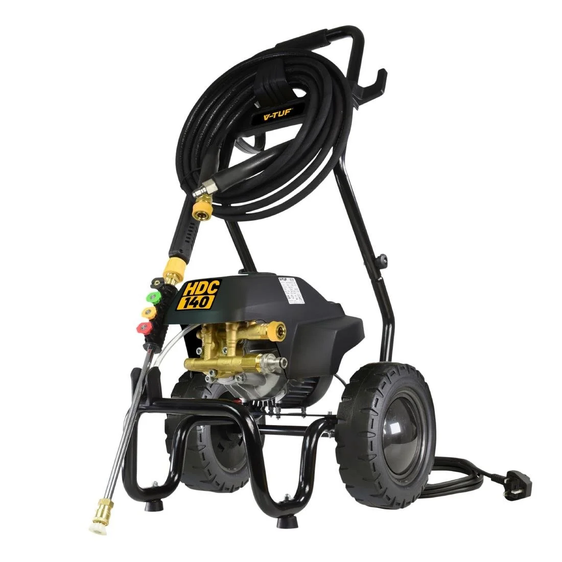 V-TUF Professional Cold Pressure Washer With Cage Frame HDC140 - Image 1