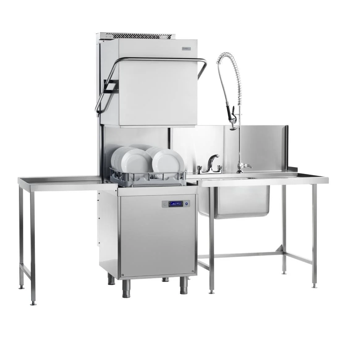 Classeq CP500WSSR Passthrough Dishwasher / Glasswasher with Integral Water Softener & Steam Recovery - Image 13