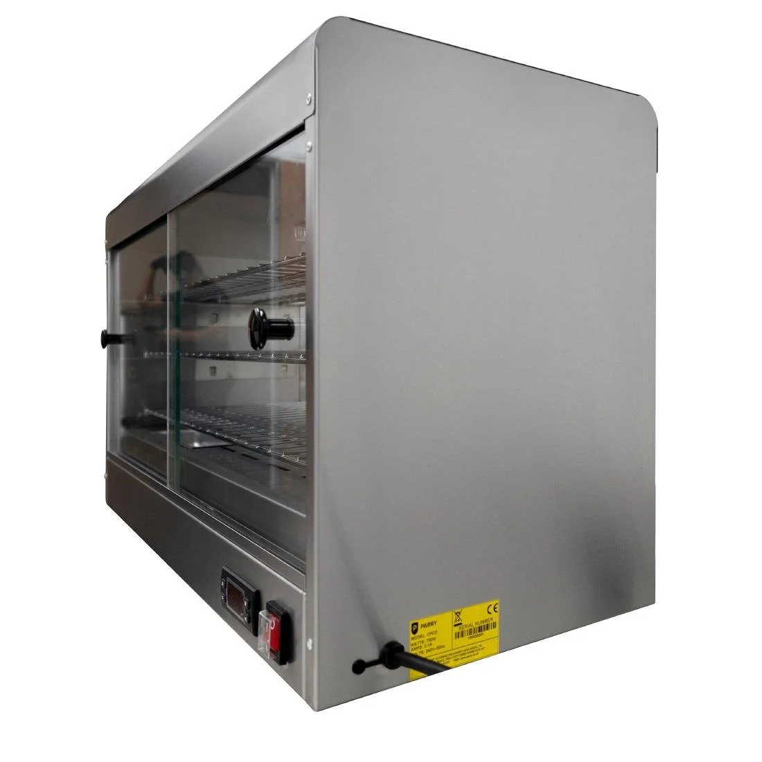 Parry 3 Shelf Electric Heated Pie Cabinet with Digital Display CPCD - Image 3