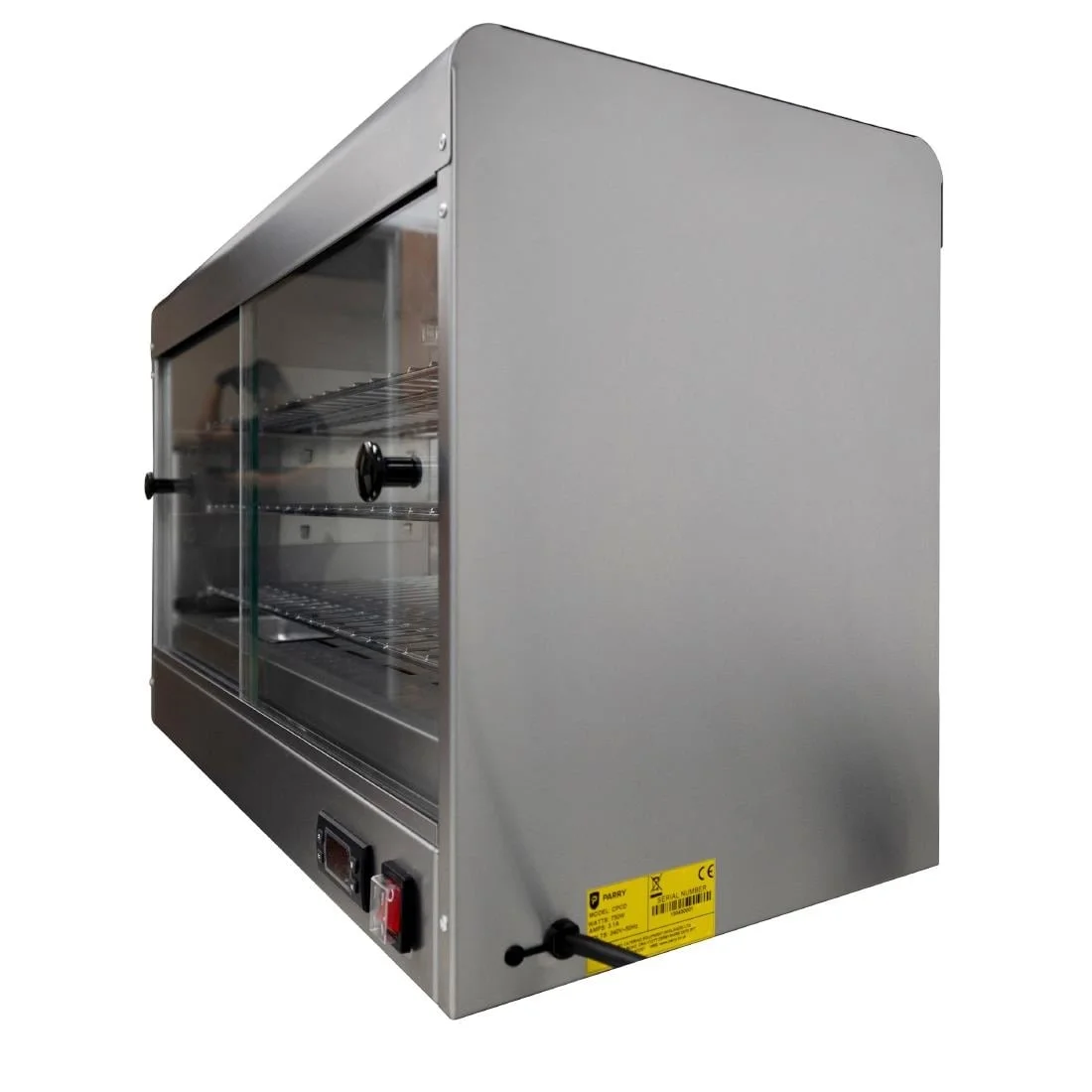 Parry 3 Shelf Electric Heated Pie Cabinet with Digital Display CPCD - Image 3