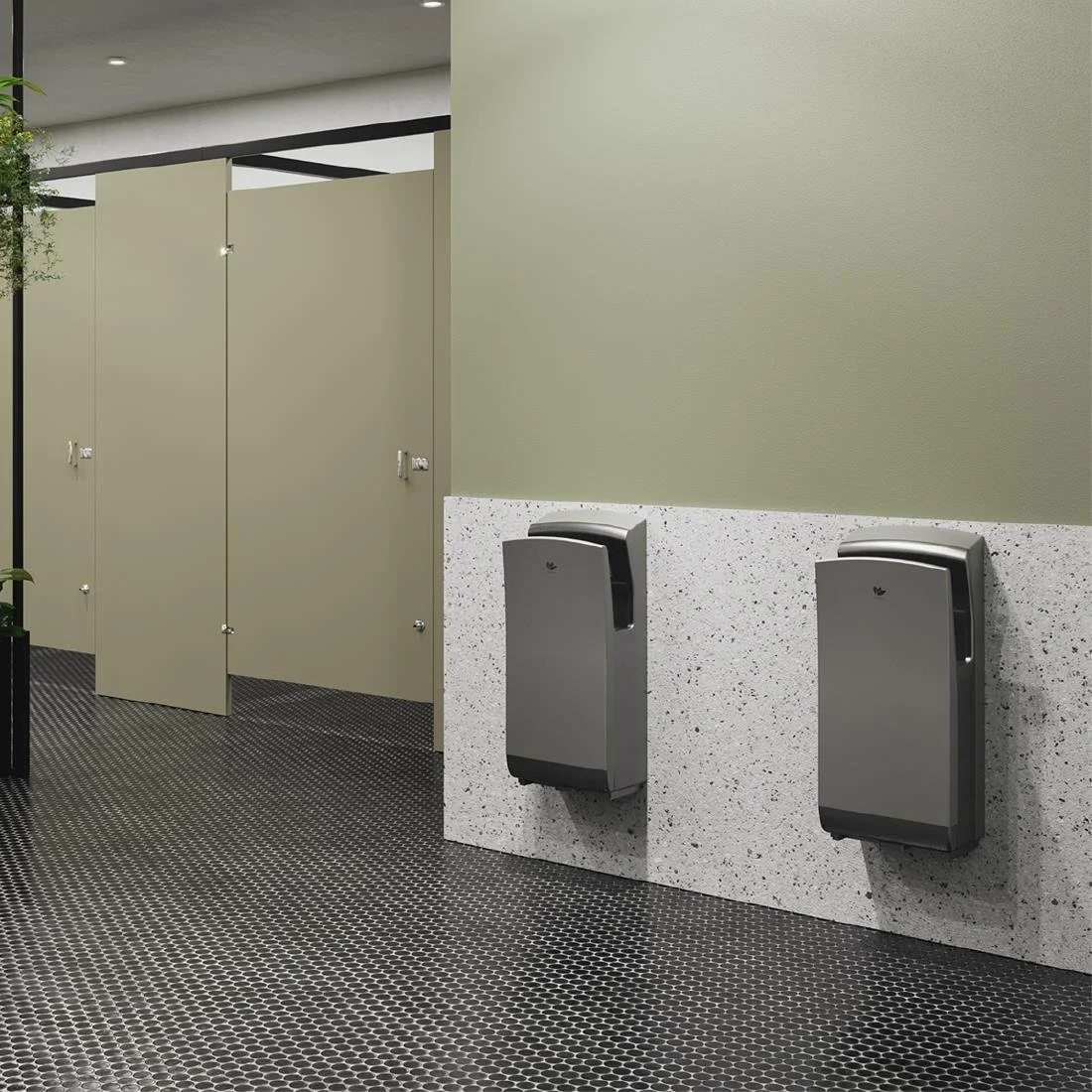 Dryflow SteelForce Hands-In Hand Dryer with HEPA filter SFSS02 - Image 5