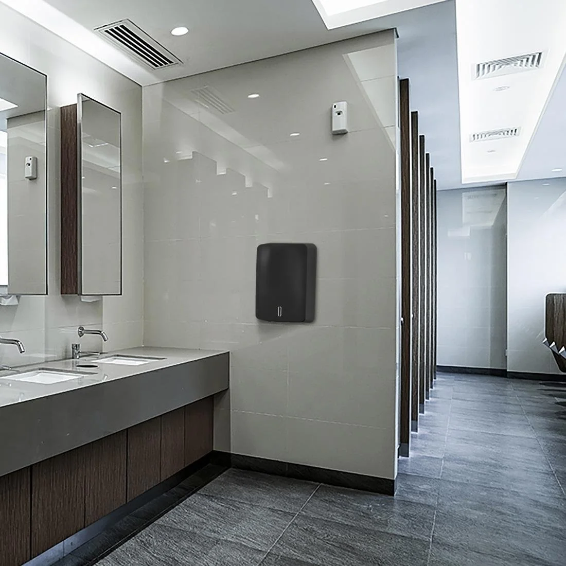 Dryflow Aura Hand Dryer White DFAU01 - Image 2