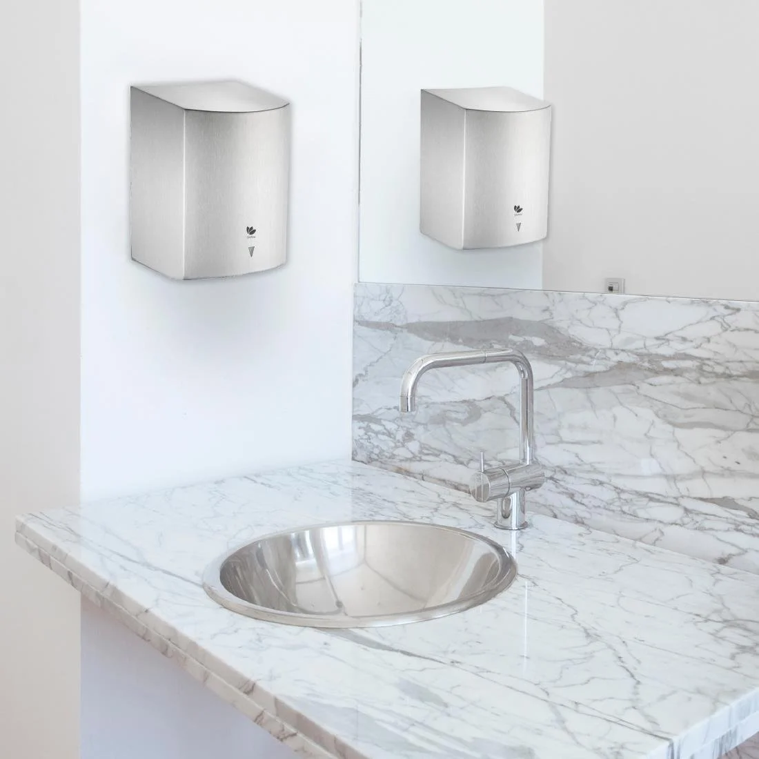 Dryflow Turboforce Hand Dryer Polished Chrome TF02 - Image 5