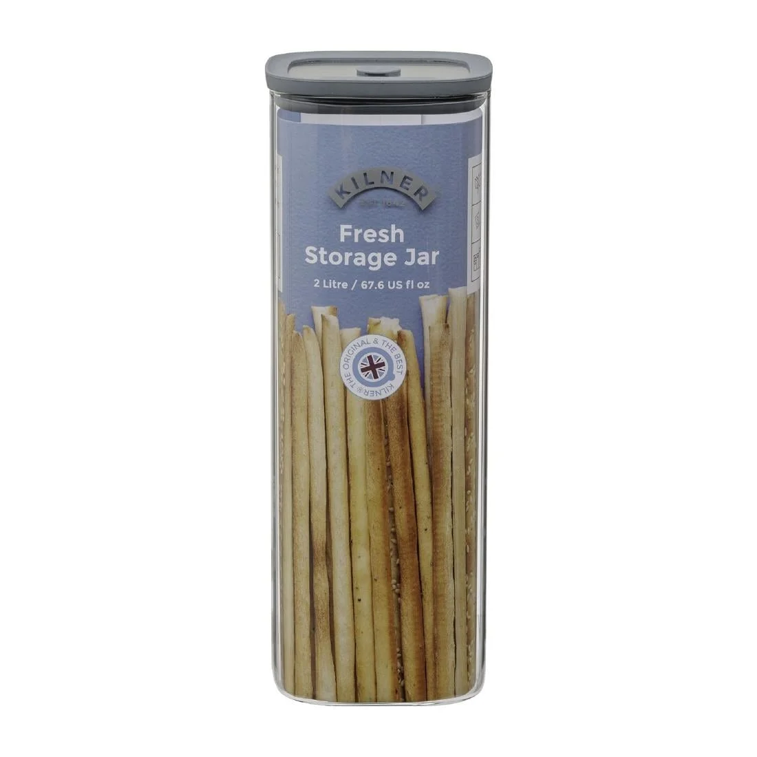 Kilner Fresh Storage Square Jar 2Ltr - Image 2
