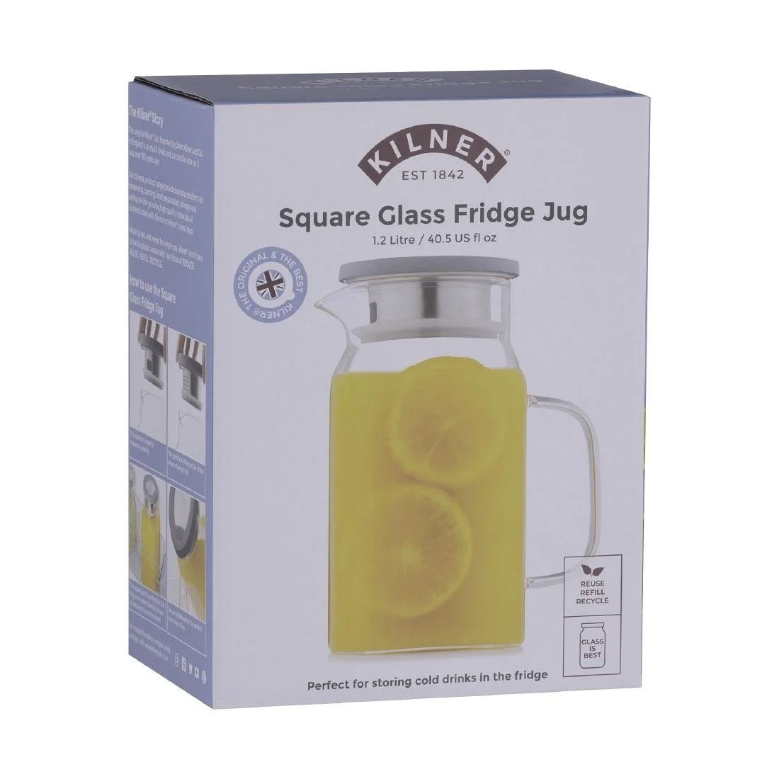 Kilner Fresh Store Jug 1.2Ltr - Image 2