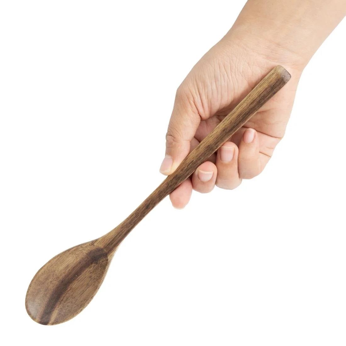 Olympia Miso Acacia Wood Ramen and Pho Spoon - 240mm (Box 6) - Image 3