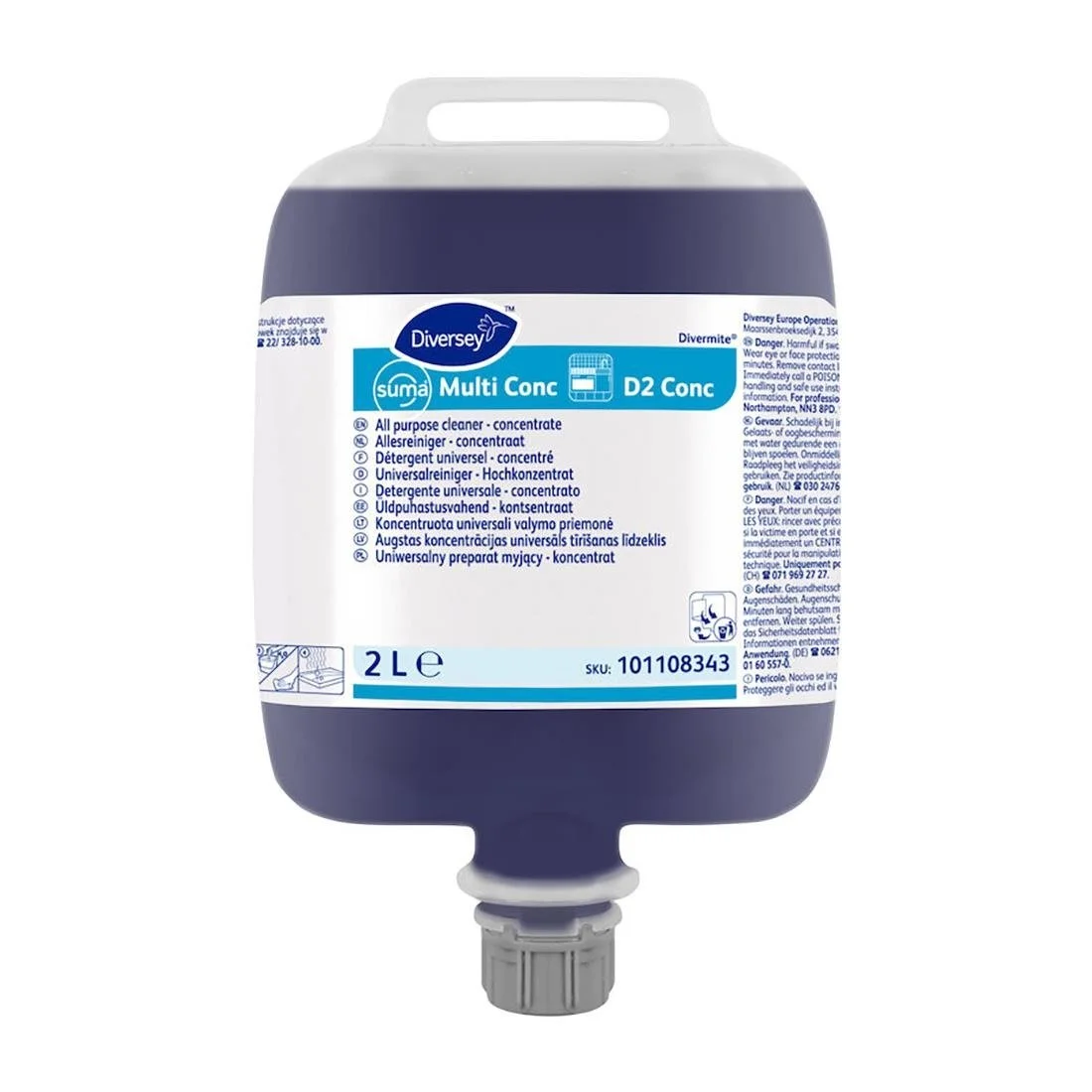 Diversey Suma D2 Multi-Purpose Cleaner 2Ltr