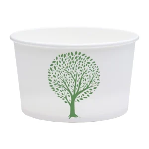 Vegware Soup Containers Green Tree 115-Series 340ml (500 Pack)