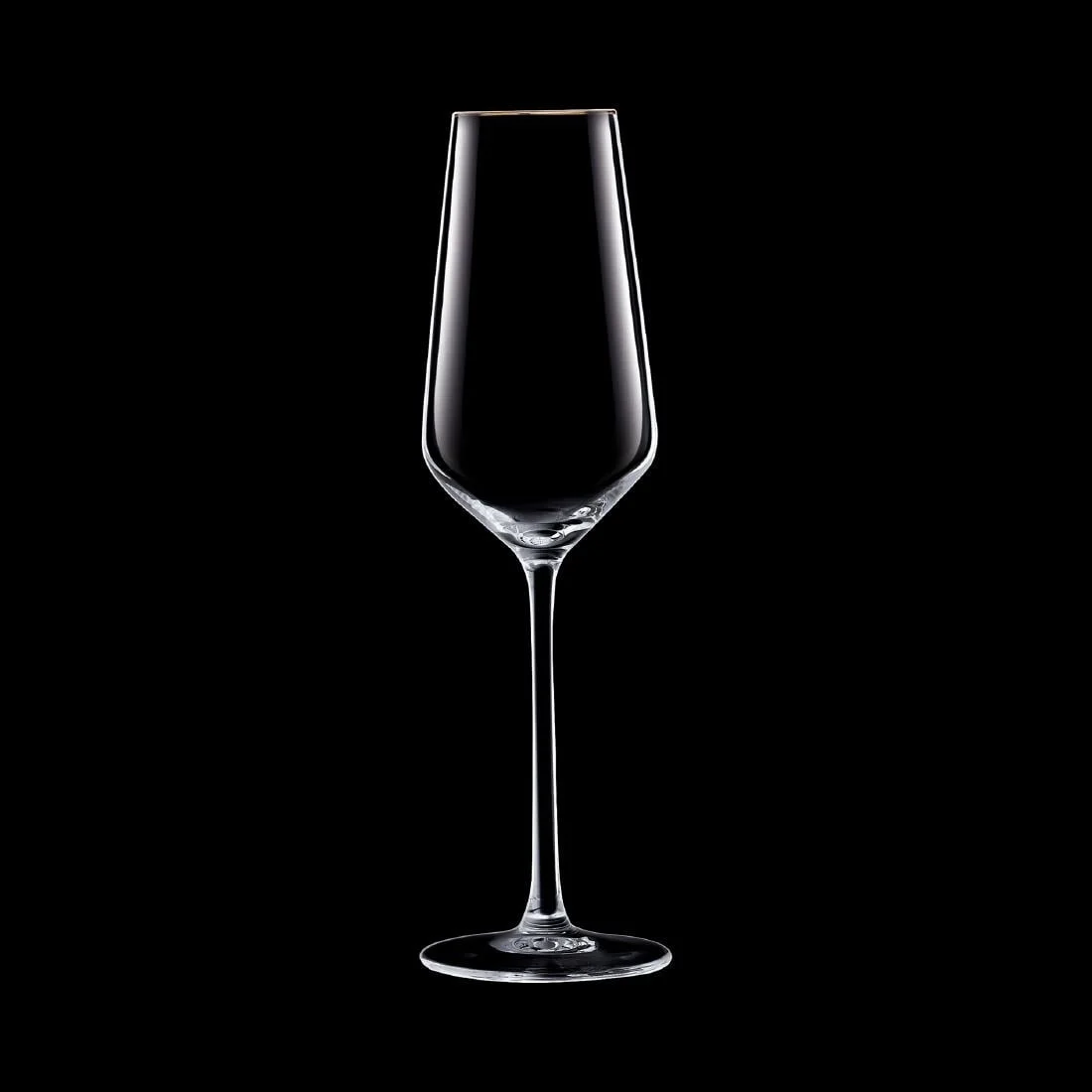 Cristal d'Arques Ultime Gold Band Flutes 170ml (8 Pack) - Image 6