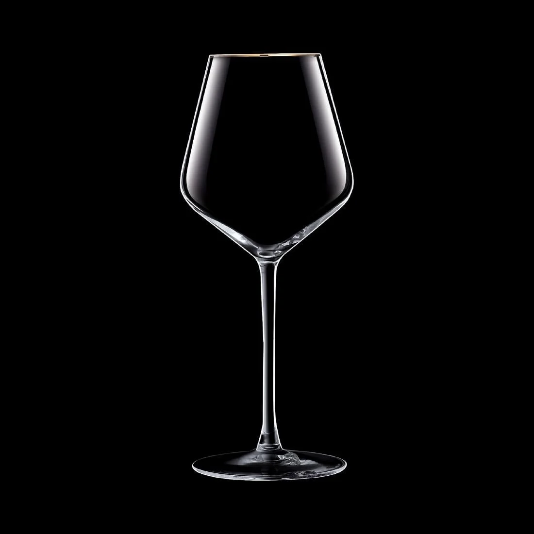 Cristal d'Arques Ultime Gold Band Wine Glasses 380ml (8 Pack) - Image 5