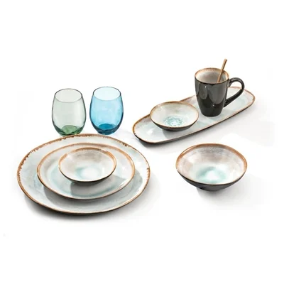 Amefa Médard De Noblat Shadow Aqua Plates 205mm (6 Pack) - Image 2