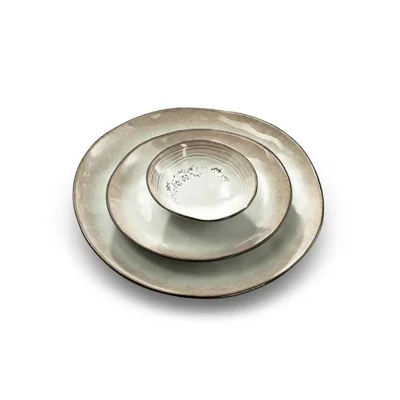 Amefa Médard De Noblat Shadow Pearl Plates 205mm (6 Pack)