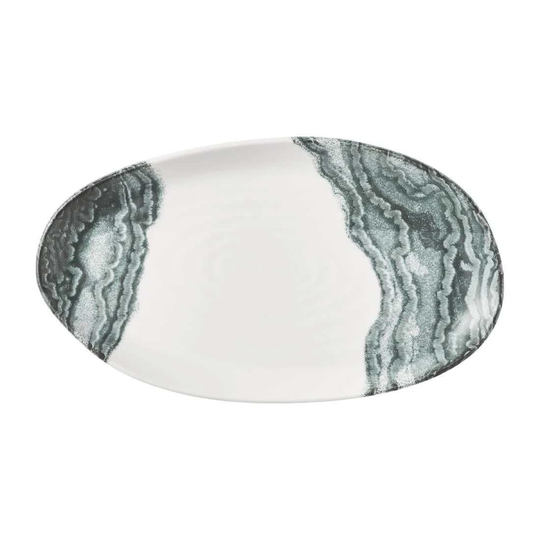Churchill Tide Organic Platters Black 260x150mm (6 Pack)