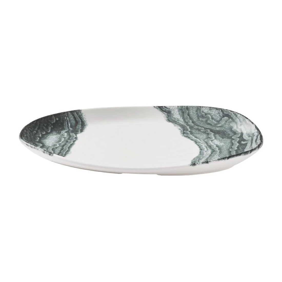 Churchill Tide Organic Platters Black 260x150mm (6 Pack) - Image 2