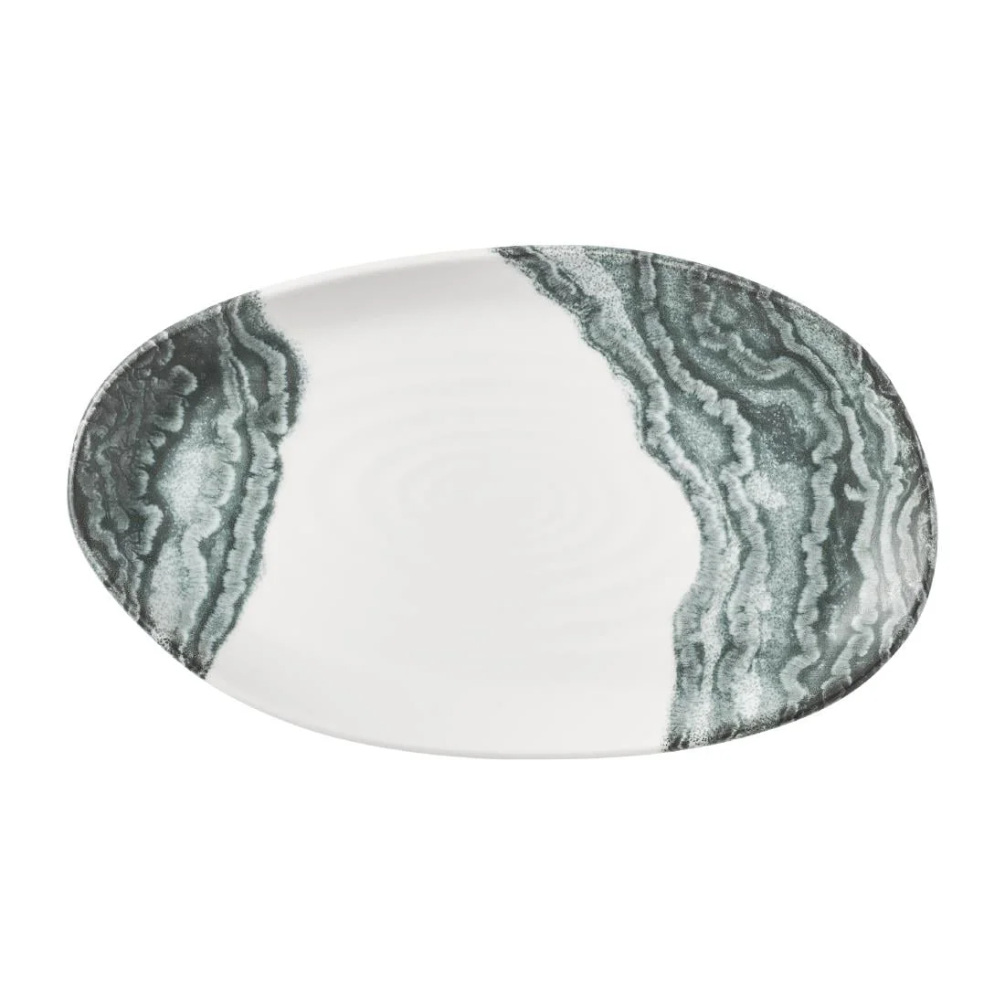 Churchill Tide Organic Platters Black 220x130mm (6 Pack)