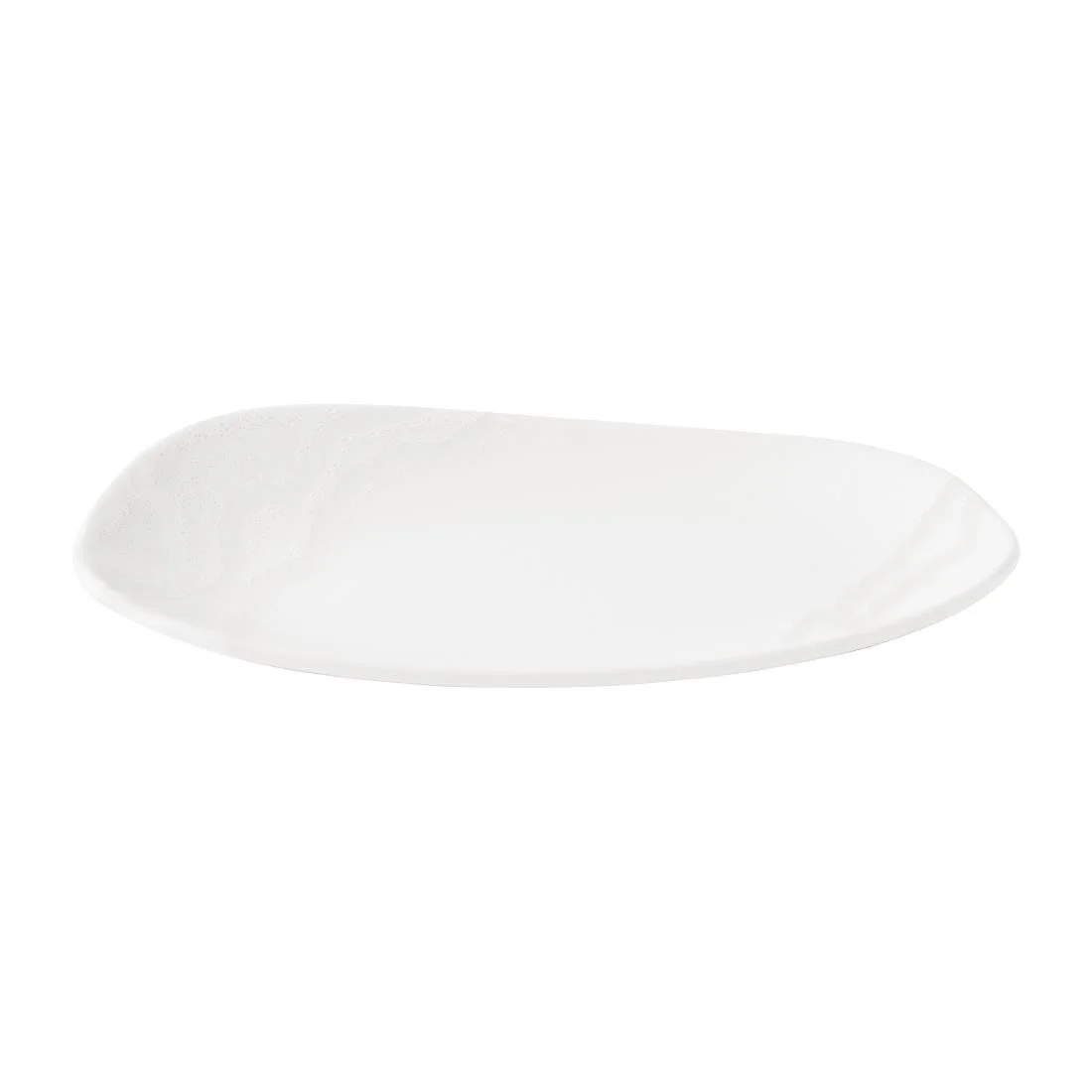 Churchill Tide Organic Oblong Plates White Opal 220x130mm (12 Pack) - Image 2