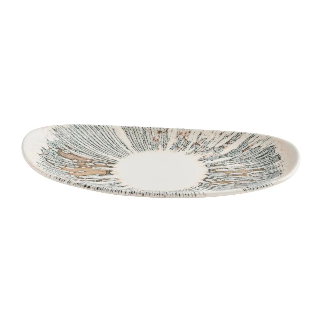 Churchill Lyra Organic Oblong Plates Pink Opal 260x150mm (12 Pack) - Image 2