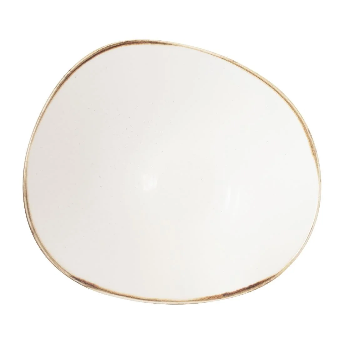 Churchill Stonecast Opal Organic Bowls Barley White 200mm (12 Pack) - Image 1