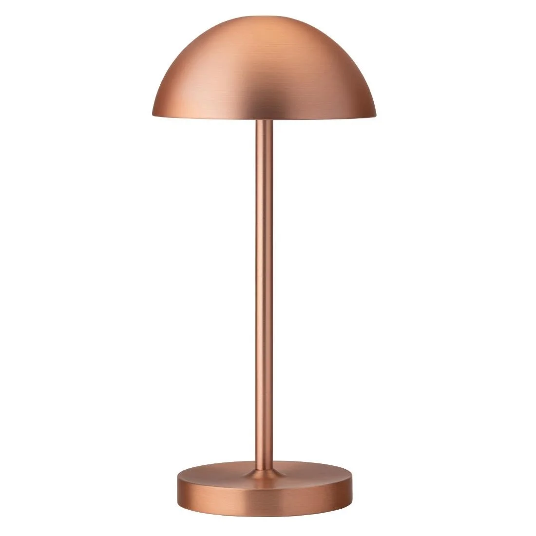 Utopia Tonga LED Cordless Table Lamps Brushed Copper 260mm (6 Pack)
