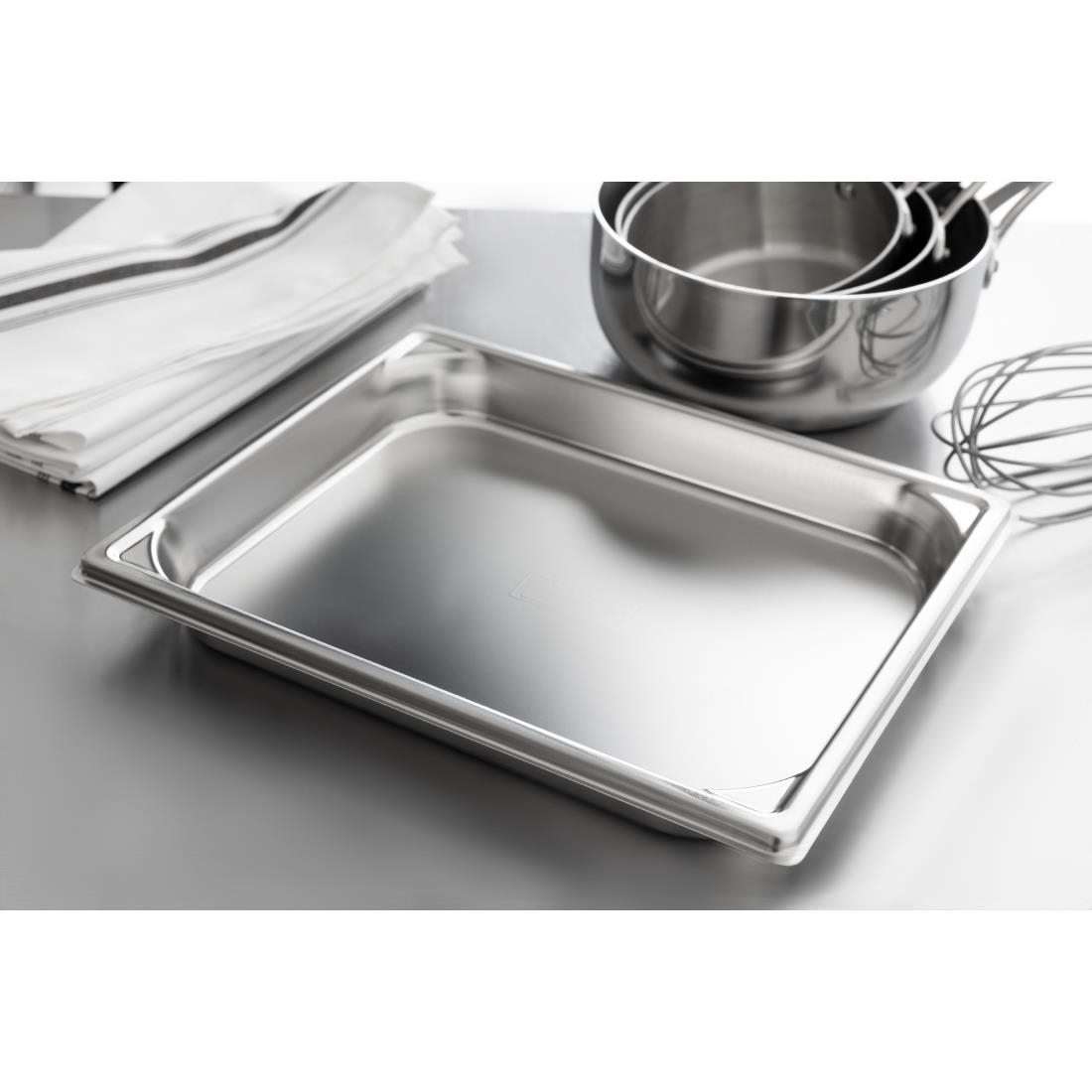 Bourgeat Stainless Steel 1/1 Gastronorm Pan 40mm