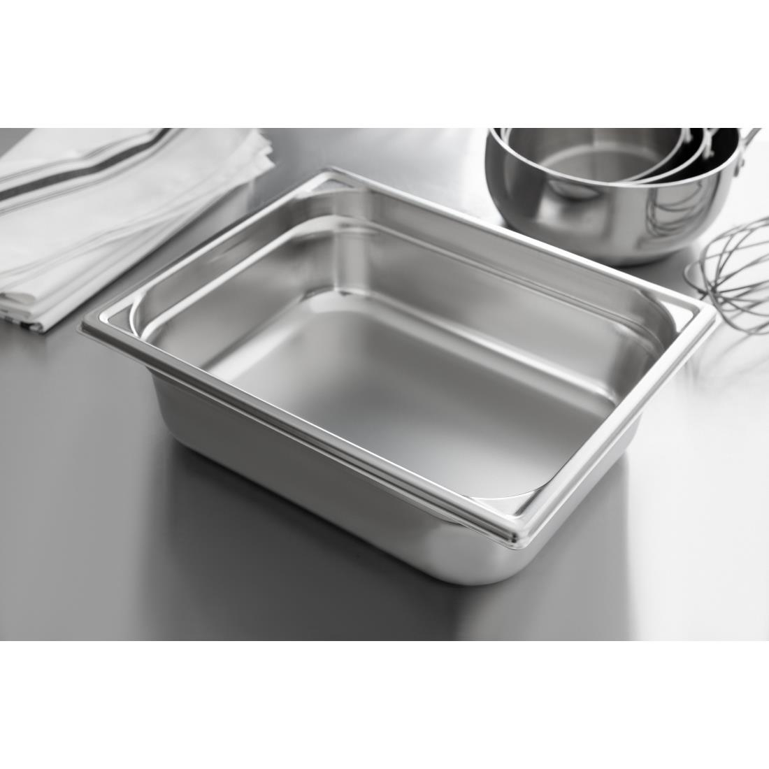 Bourgeat Stainless Steel 1/2 Gastronorm Pan 100mm