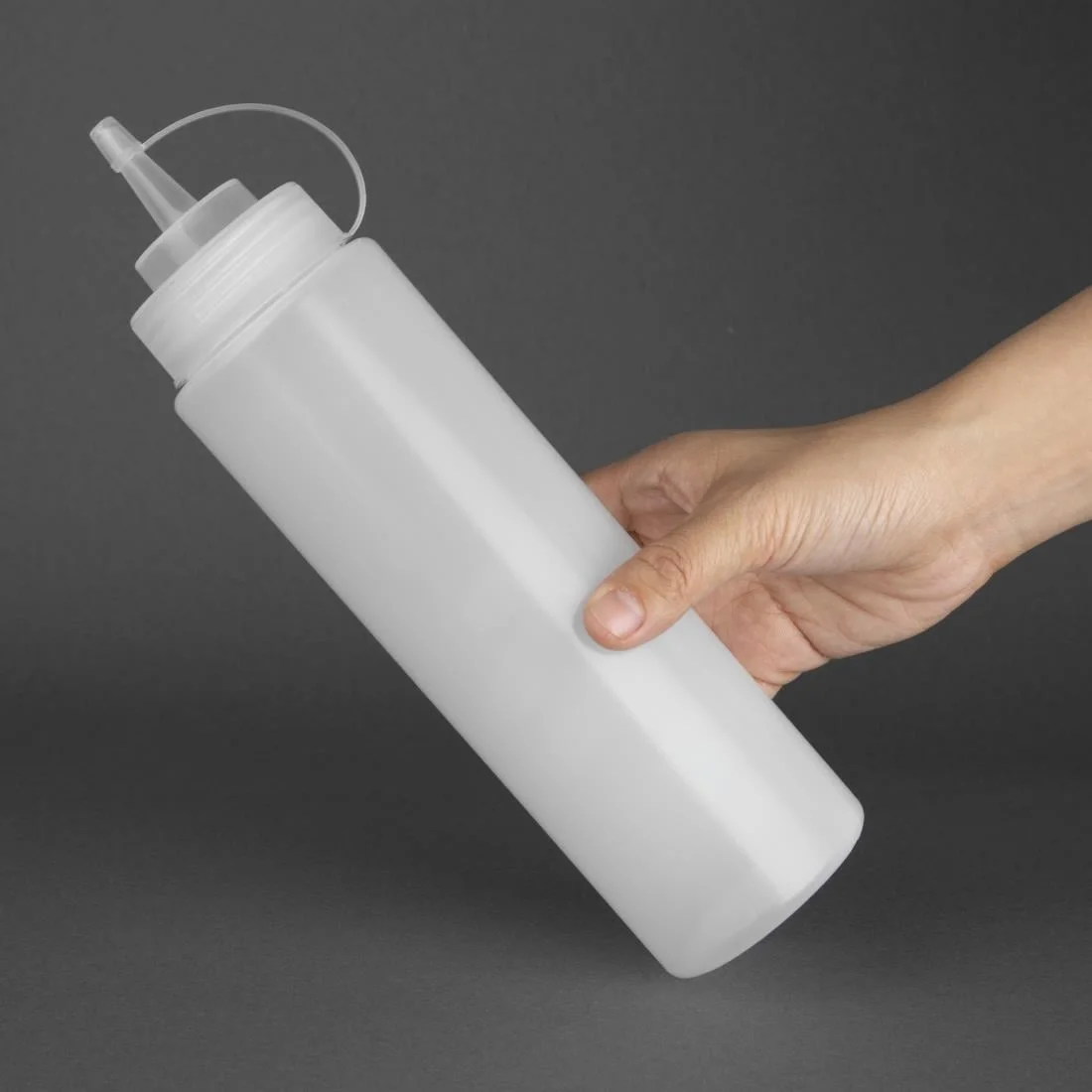 Vogue Clear Squeeze Sauce Bottle 24oz - Image 5