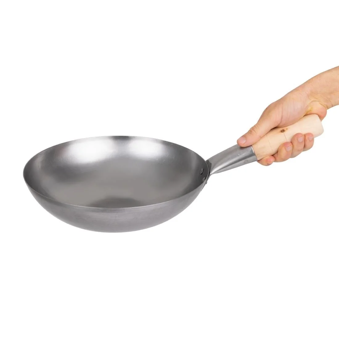 Vogue Mild Steel Wok Flat Base 254mm - Image 6