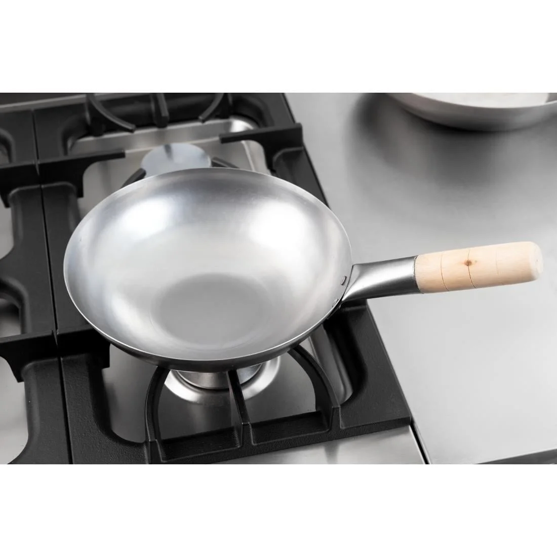 Vogue Mild Steel Wok Flat Base 254mm - Image 7