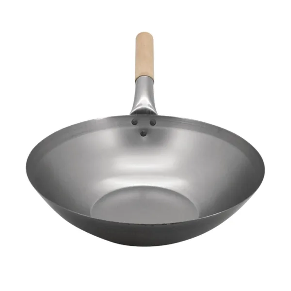 Vogue Mild Steel Wok Flat Base 330mm