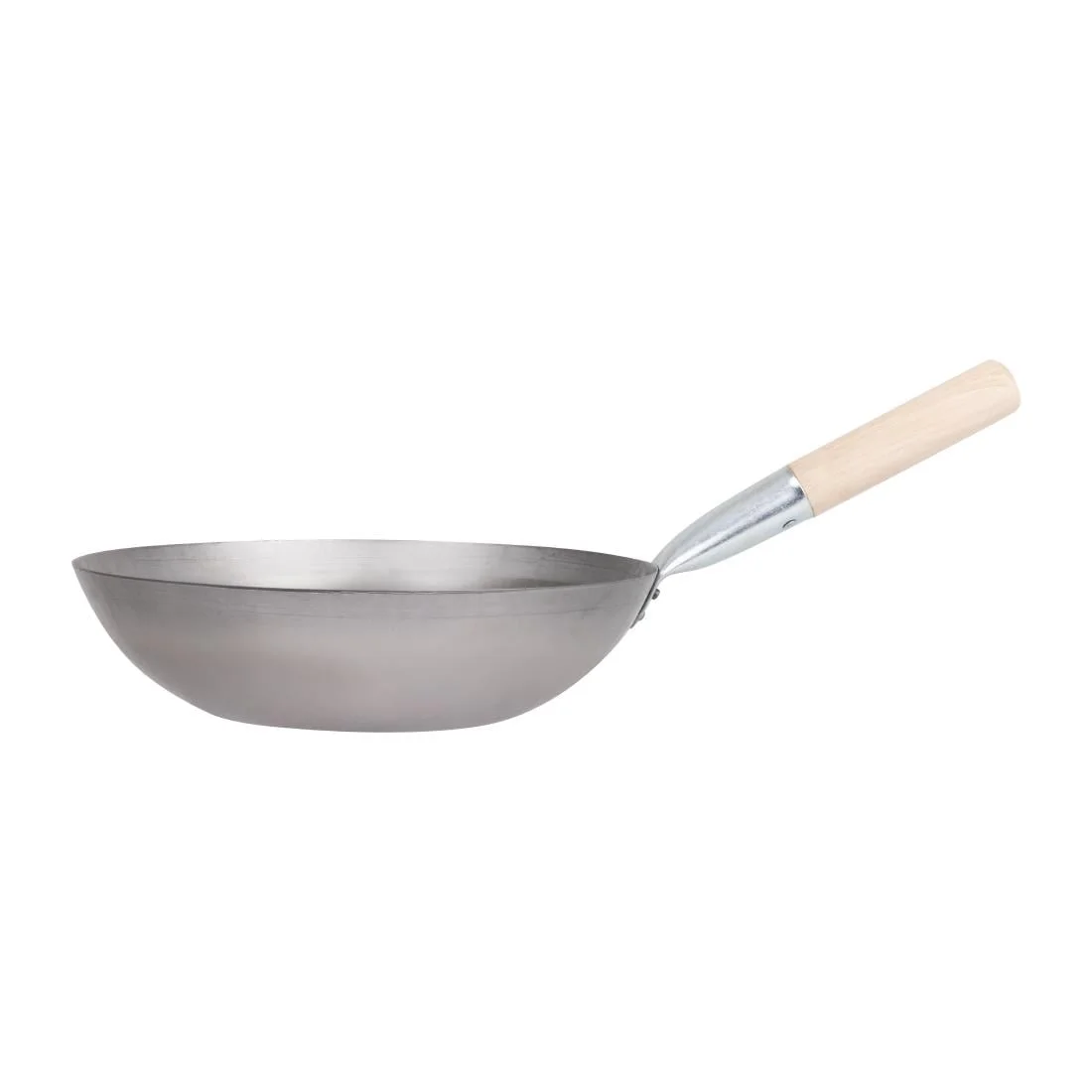 Vogue Mild Steel Wok Flat Base 330mm - Image 2
