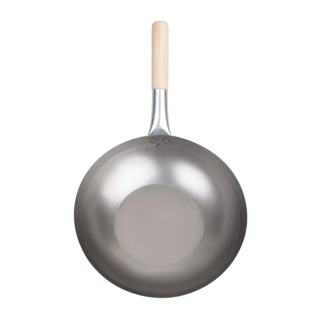 Vogue Mild Steel Wok Flat Base 330mm - Image 3