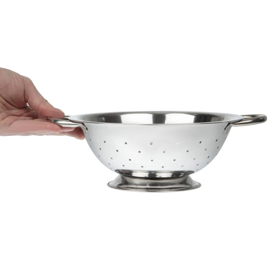 Vogue Stainless Steel Colander 9" - Image 5