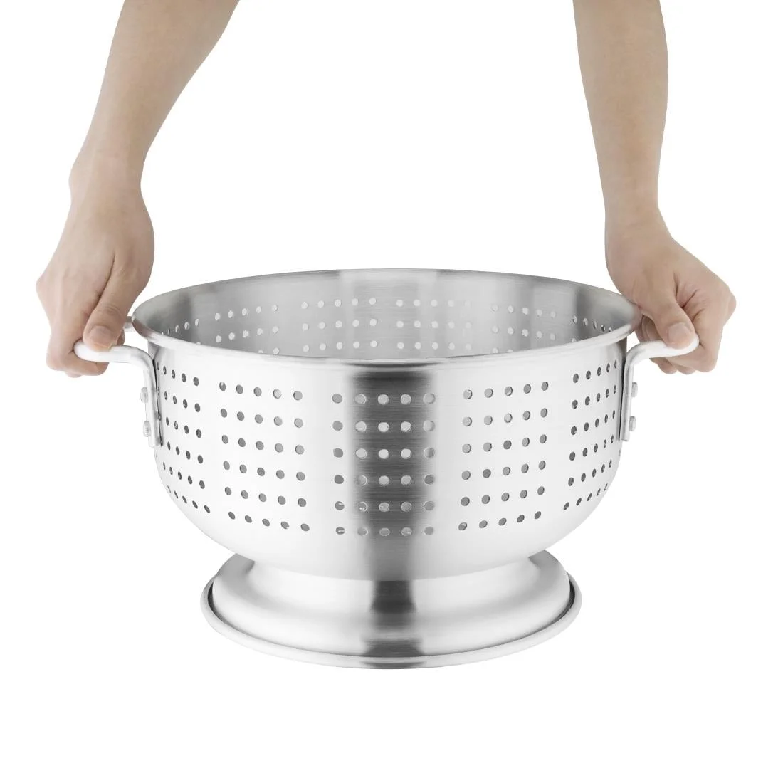 Vogue Aluminium Colander 16" - Image 2