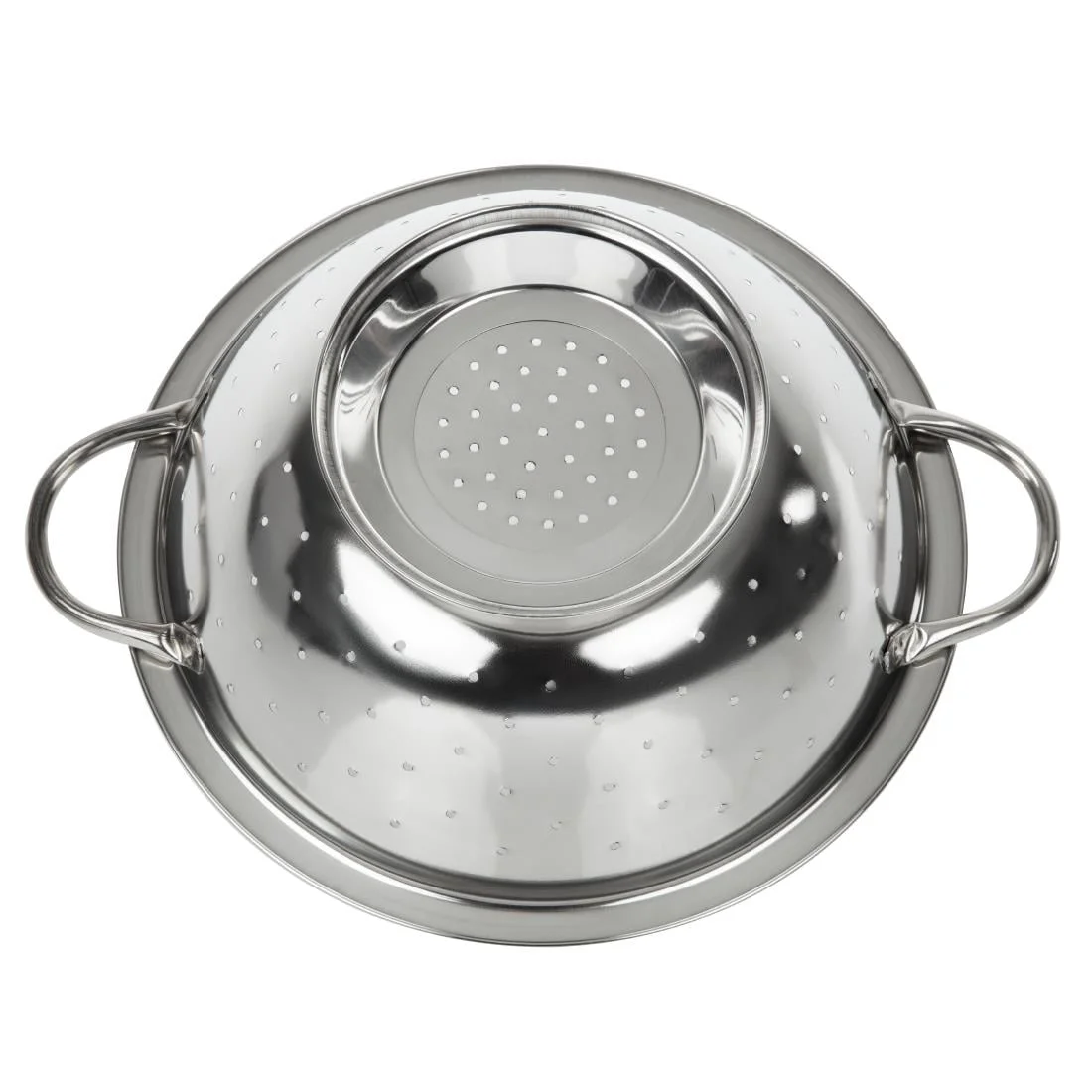 Vogue Stainless Steel Colander 10" - Image 4