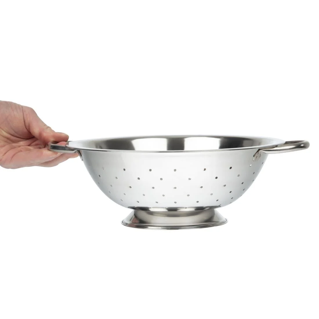 Vogue Stainless Steel Colander 10" - Image 5