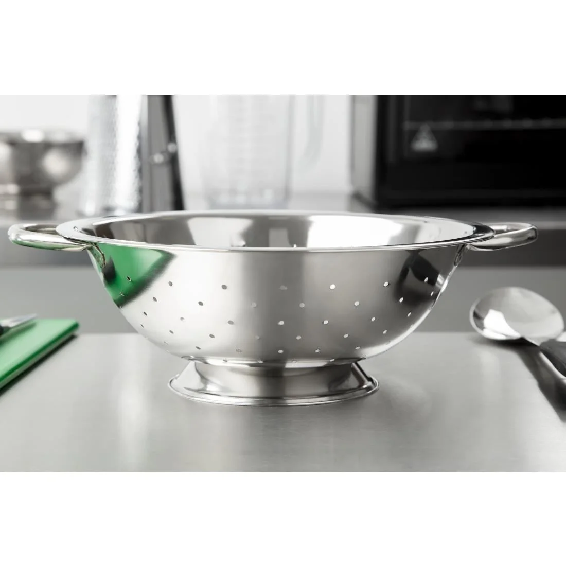 Vogue Stainless Steel Colander 10" - Image 6