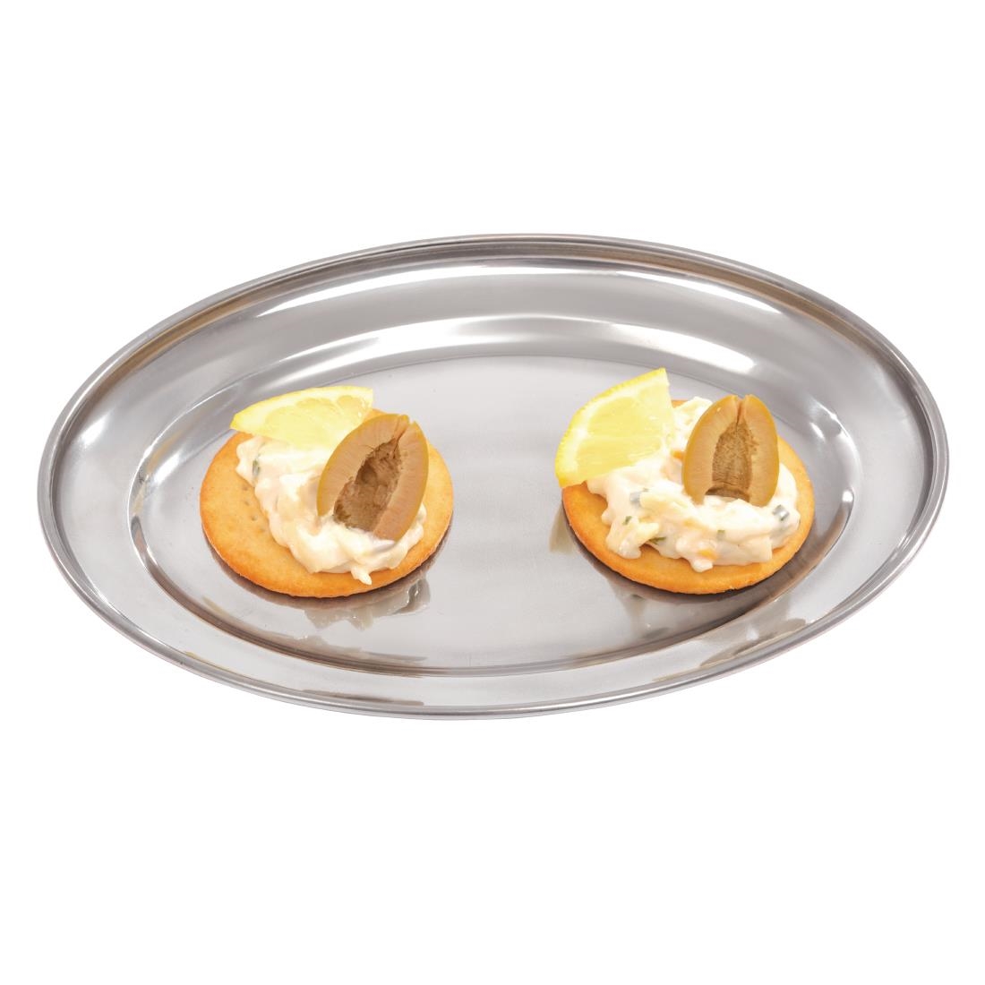 Oval Serving Tray 8in