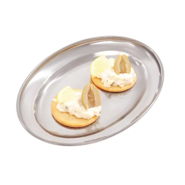 Oval Serving Tray 8in