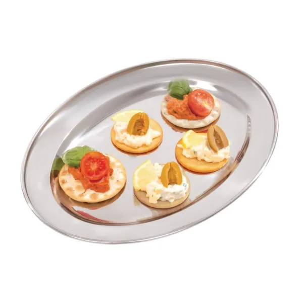 Oval Serving Tray 12in