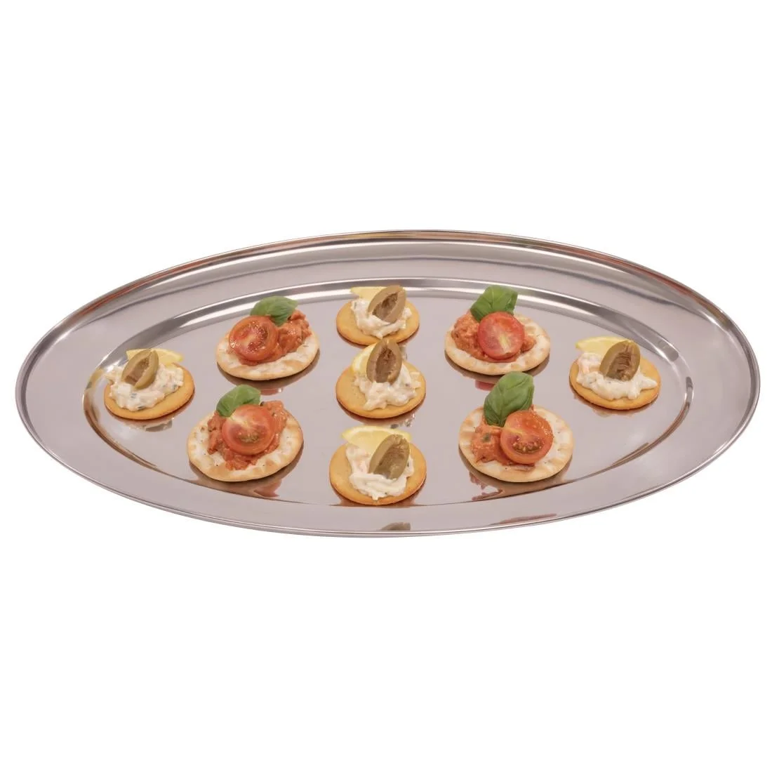 Oval Serving Tray 18in - Image 5