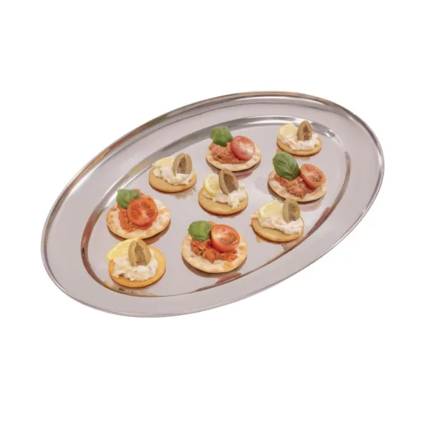 Oval Serving Tray 18in