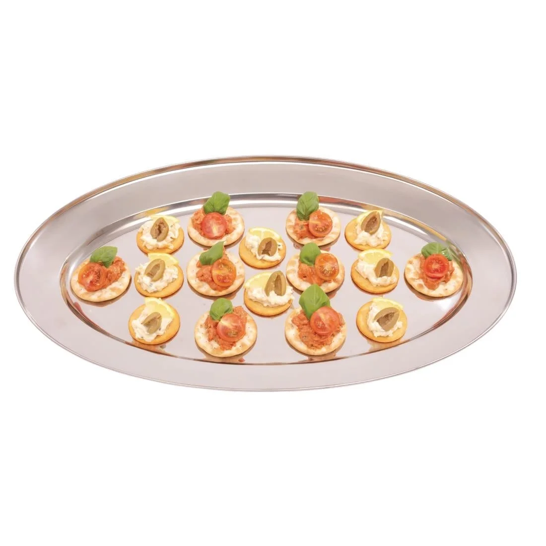 Oval Serving Tray 22in - Image 5