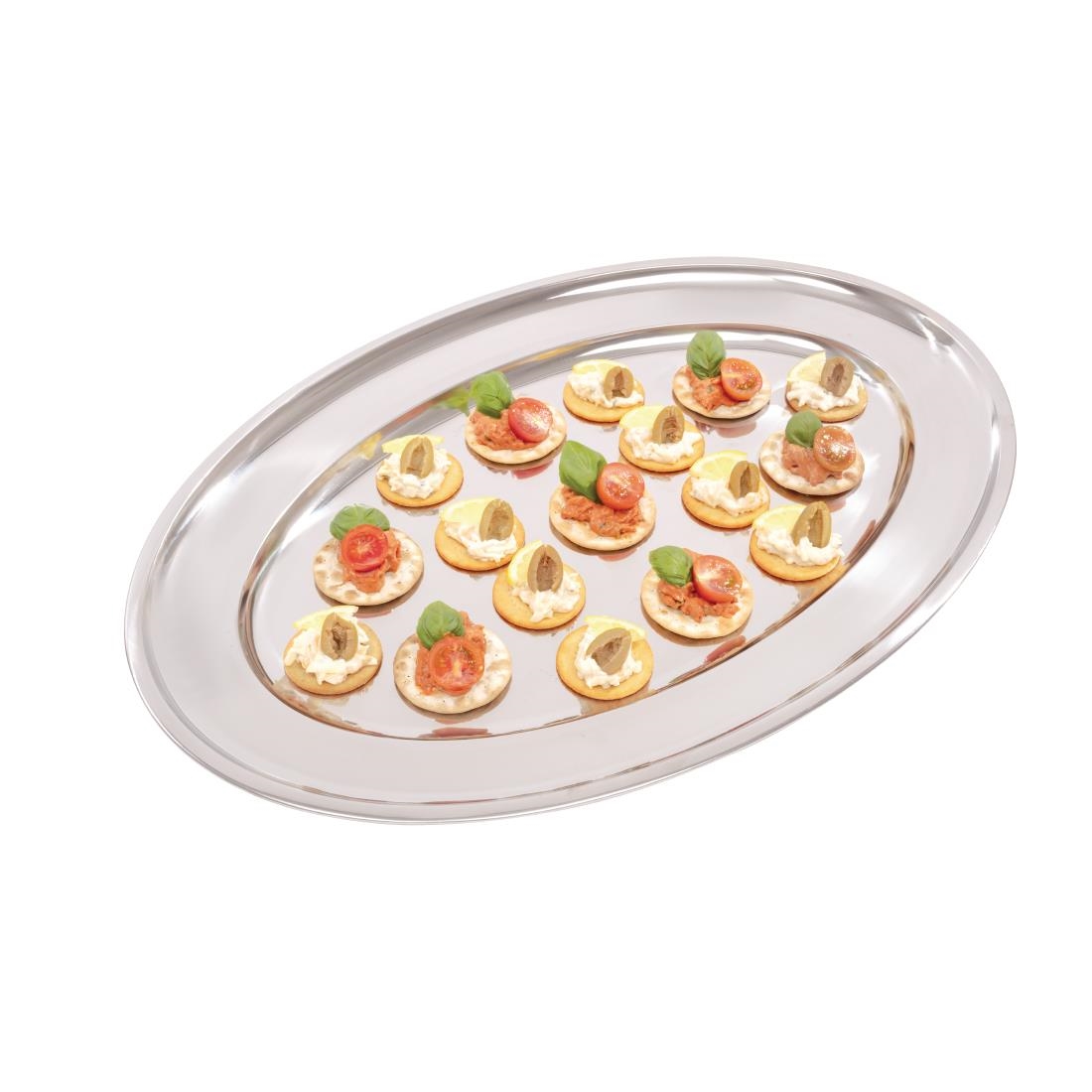 Oval Serving Tray 24in