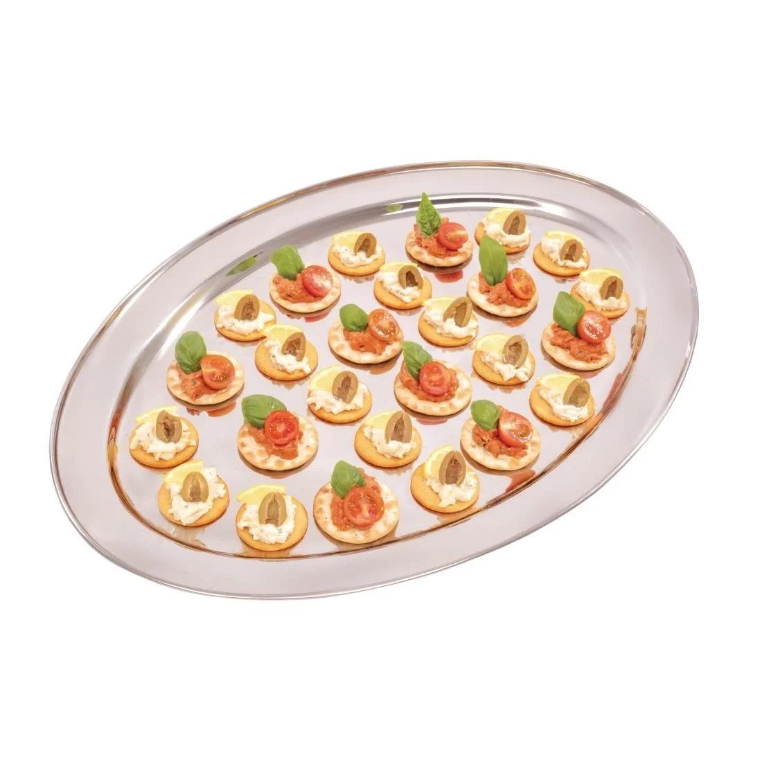 Oval Serving Tray 26in - Image 6