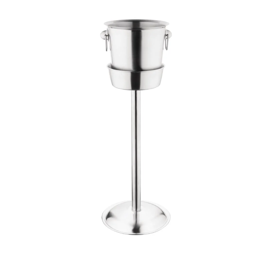 Olympia Brushed Stainless Steel Wine And Champagne Bucket - Image 3