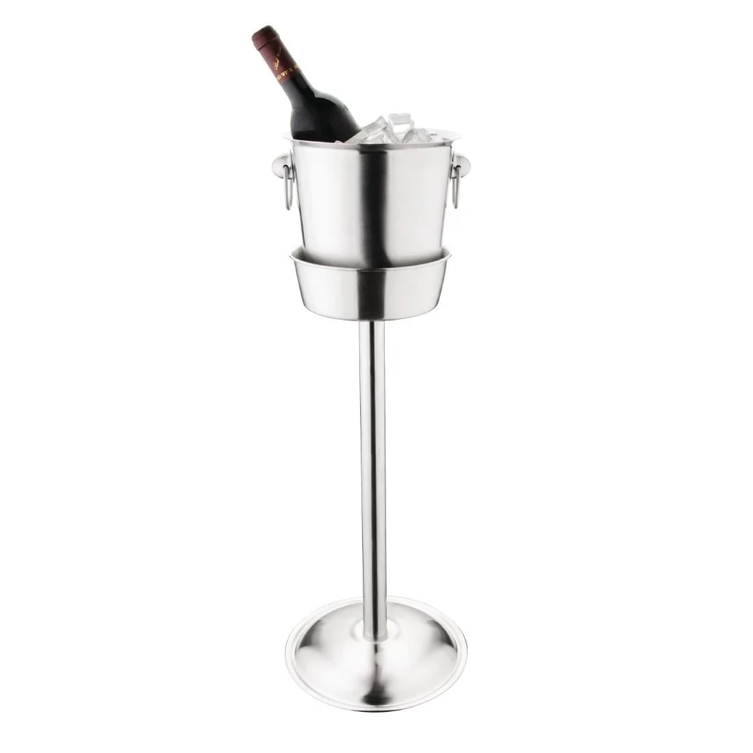 Olympia Brushed Stainless Steel Wine And Champagne Bucket - Image 5